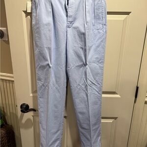 Polo by Ralph Lauren Light Blue Men's Dress Pants with pleats